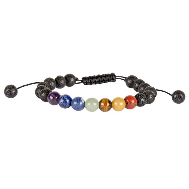 Chakra Lava Bracelet