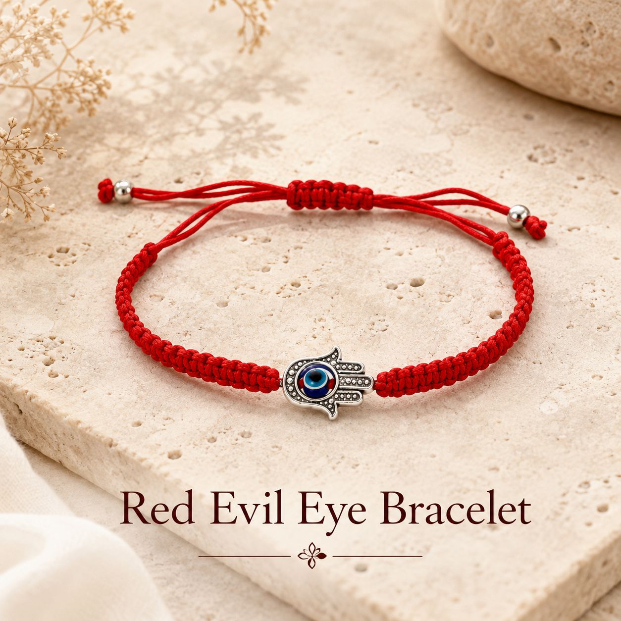 Evil Eye Red String Bracelet