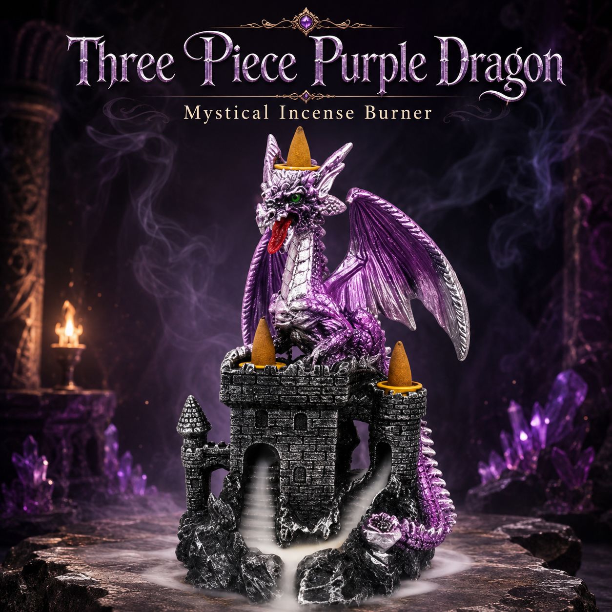 Dragon Purple 3 Cones