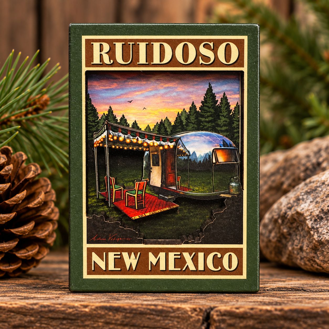 Camper Trailer Magnet