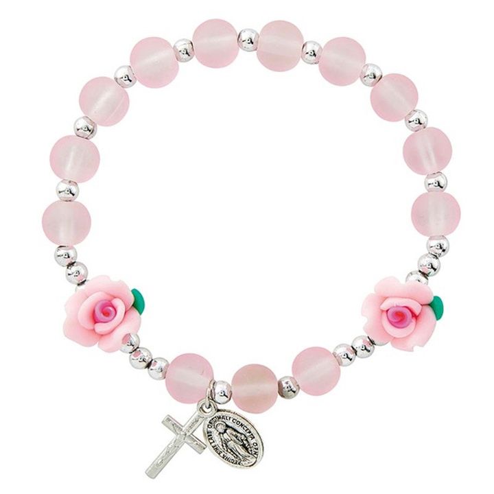 Pink Rosery Braclet