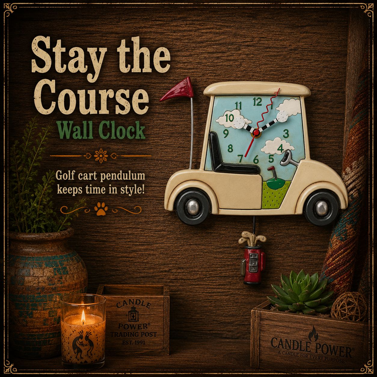 Stay the Course Clock
