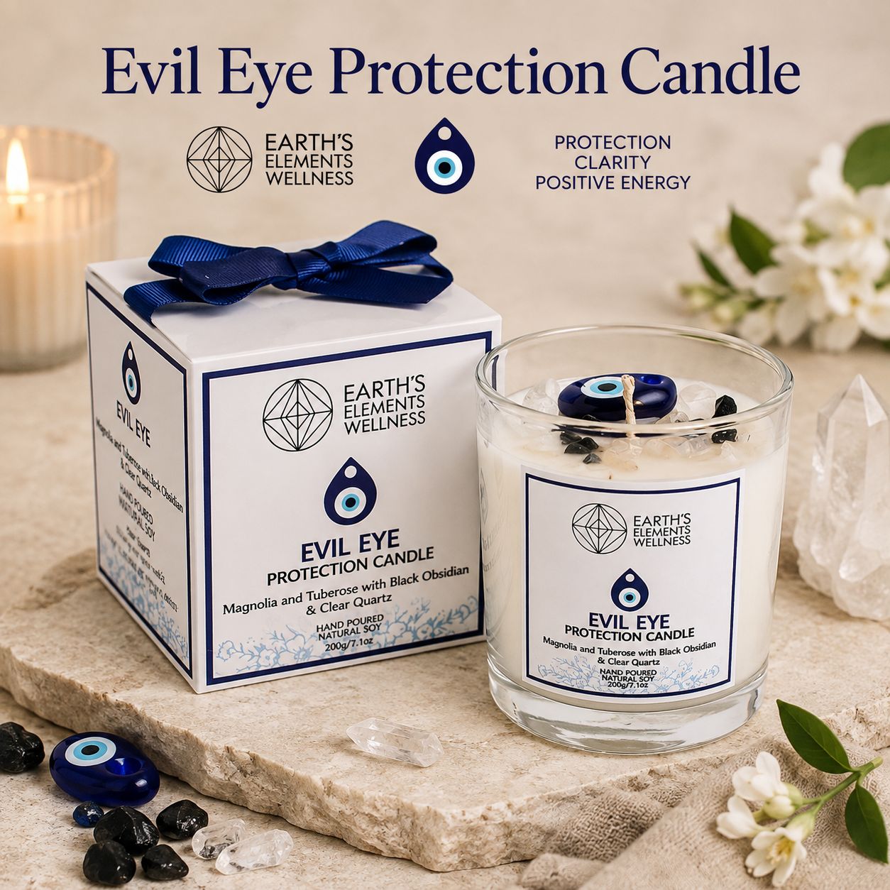 Crystal Candle Protection