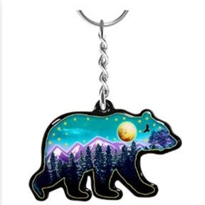 Key Chain, Name: Bear Night/Fall