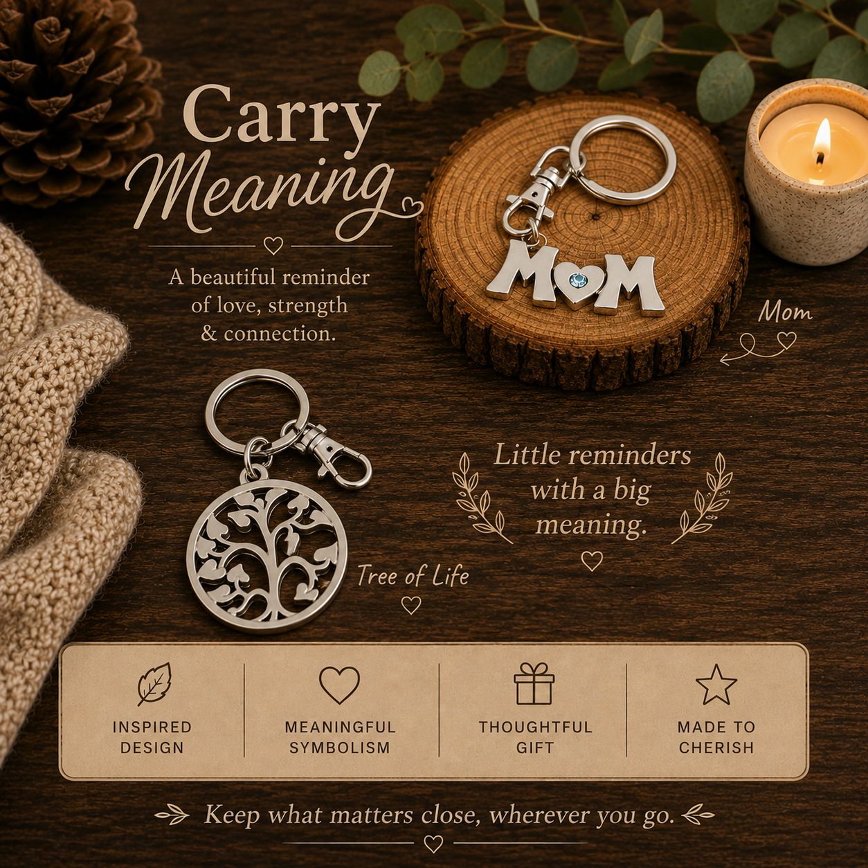 Pewter Key Chains