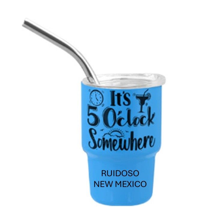 Tumbler It's 5 o'clock Somewhere, Color: Blue