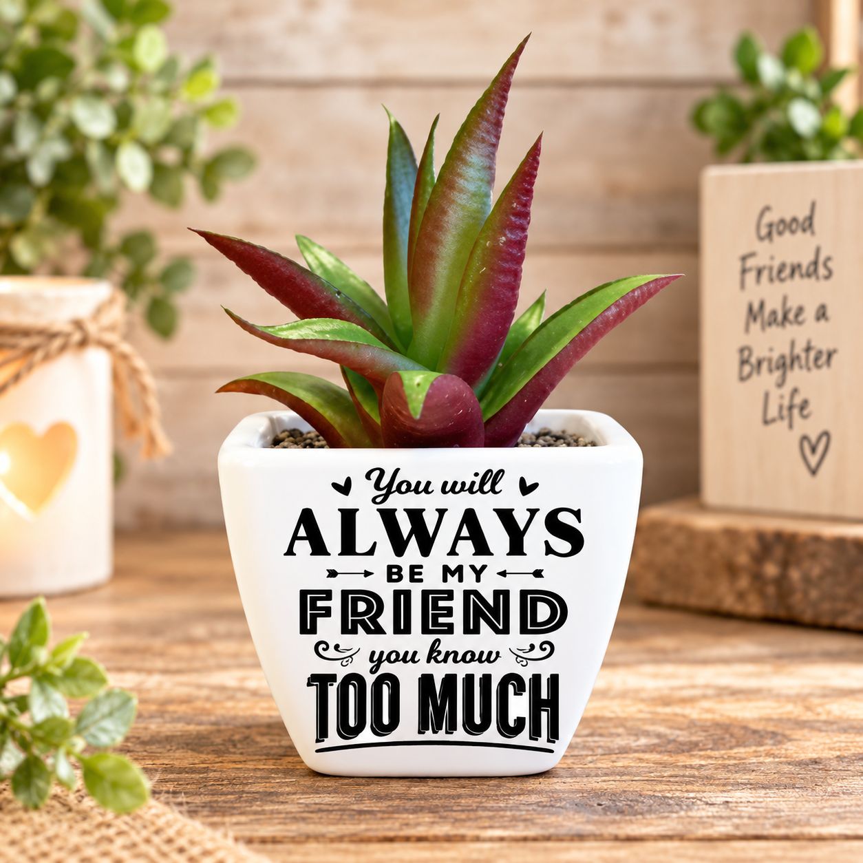 Succulent, Name: Always Be My Friend