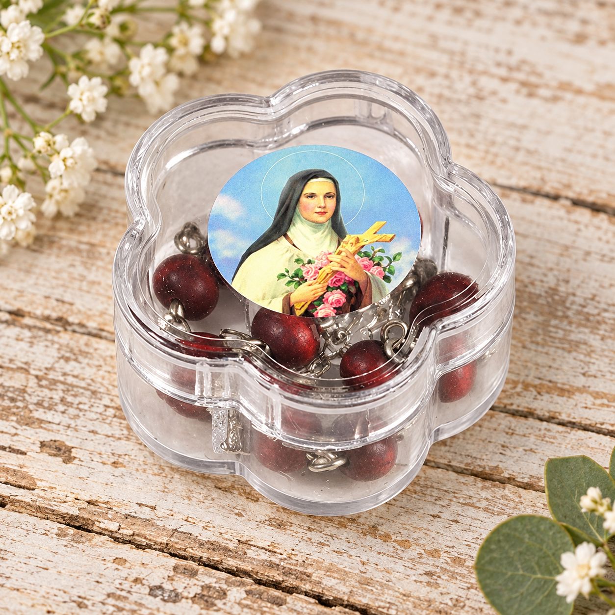 St. Therese Rose Scented Mini Rosary