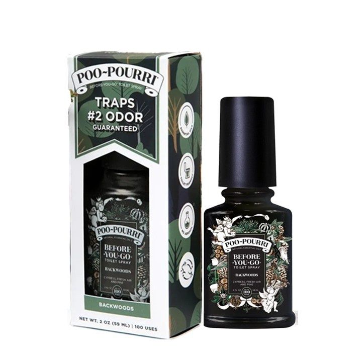 Poo~Pourri Toilet Spray, Name: Back Woods, Size: 2 oz