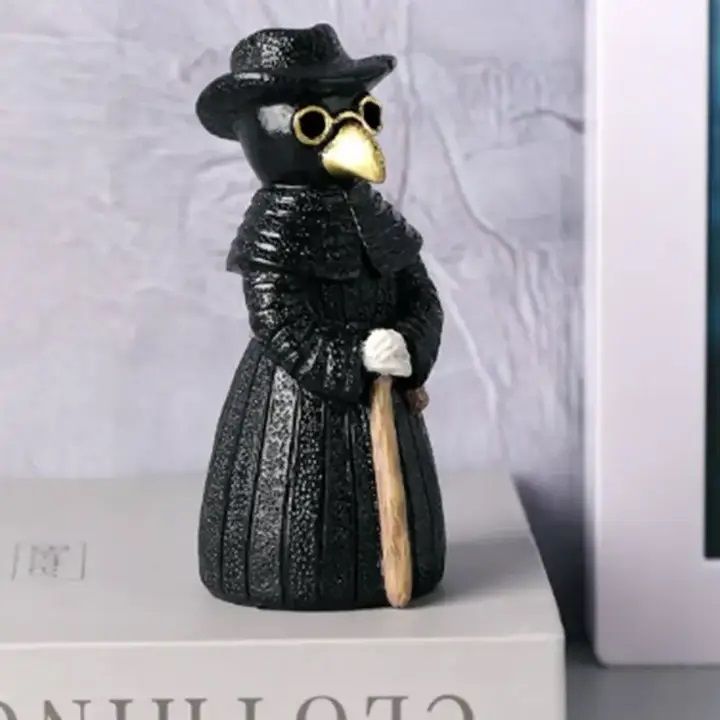 Dark Plague Doctor Raven