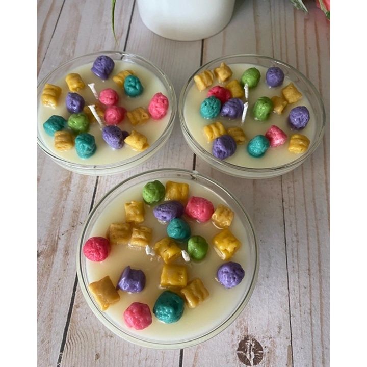 Captian Crunch Cereal Bowl Candle