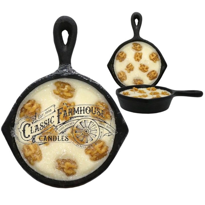 Banana Nut 8 oz Cast Iron Pan Candle