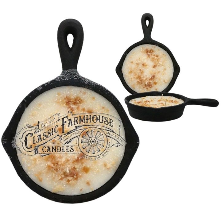 Very Vanilla 8 oz Cast Iron Pan Candle