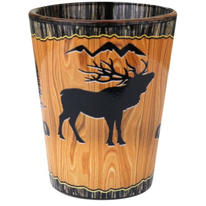 Shot Glass Elk Wood
