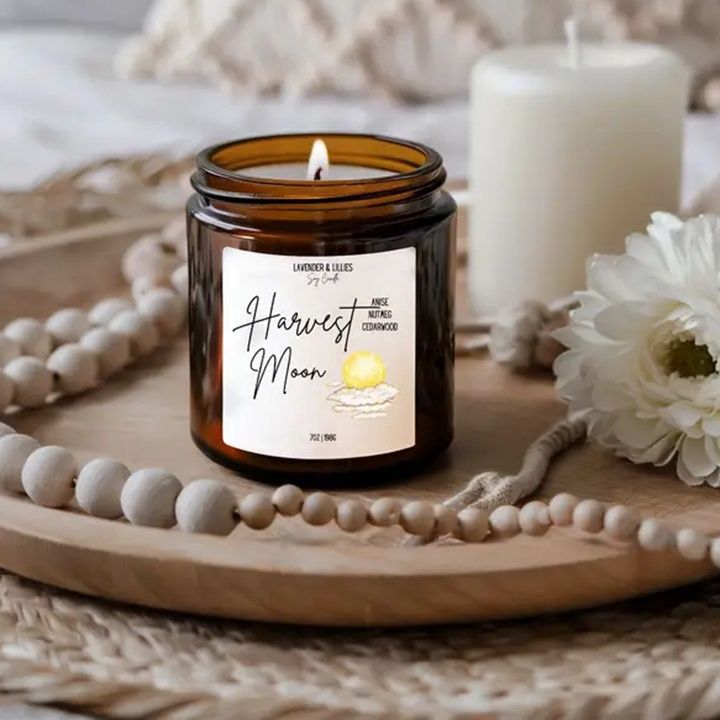 Amber Glass Harvest Moon