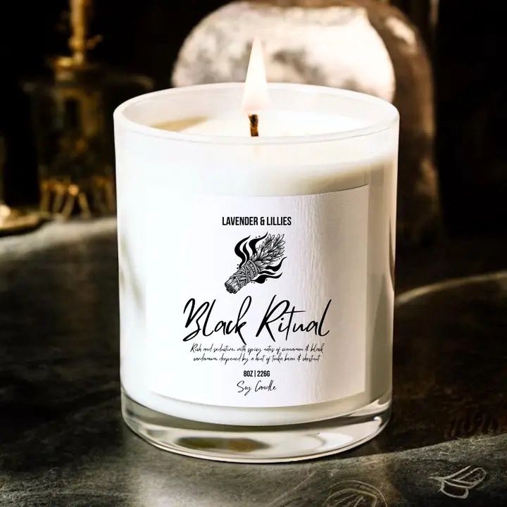 Clear Jar Black Ritual