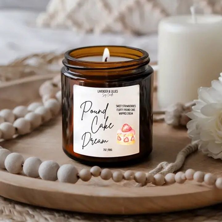 Amber Glass Pound Cake Dream