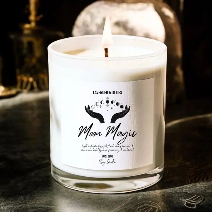 Clear Jar Moon Magic