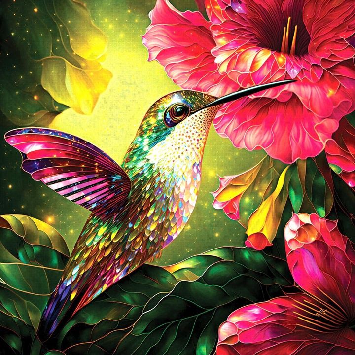 Hummingbird &amp; Hibiscus