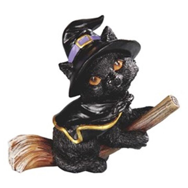 Cat on Broom, Name: Purple Band