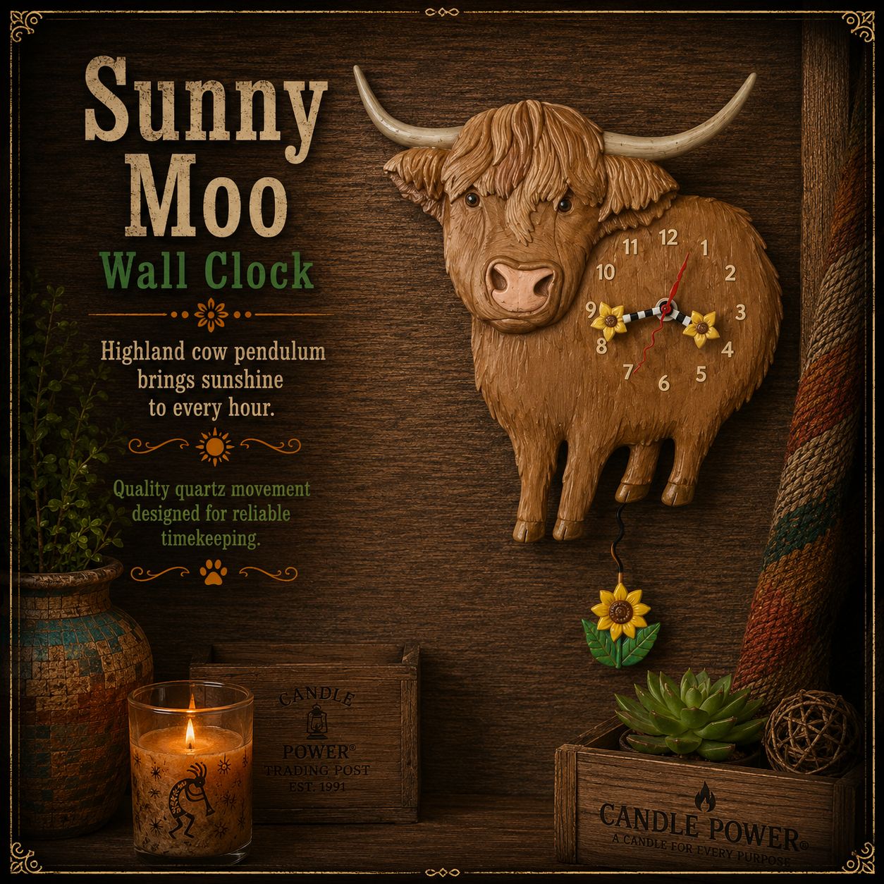 Sunny Moo Clock