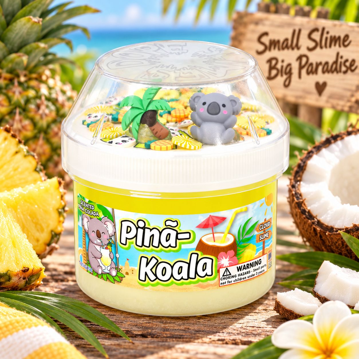 Pina Koala - Cloud Textured Slime