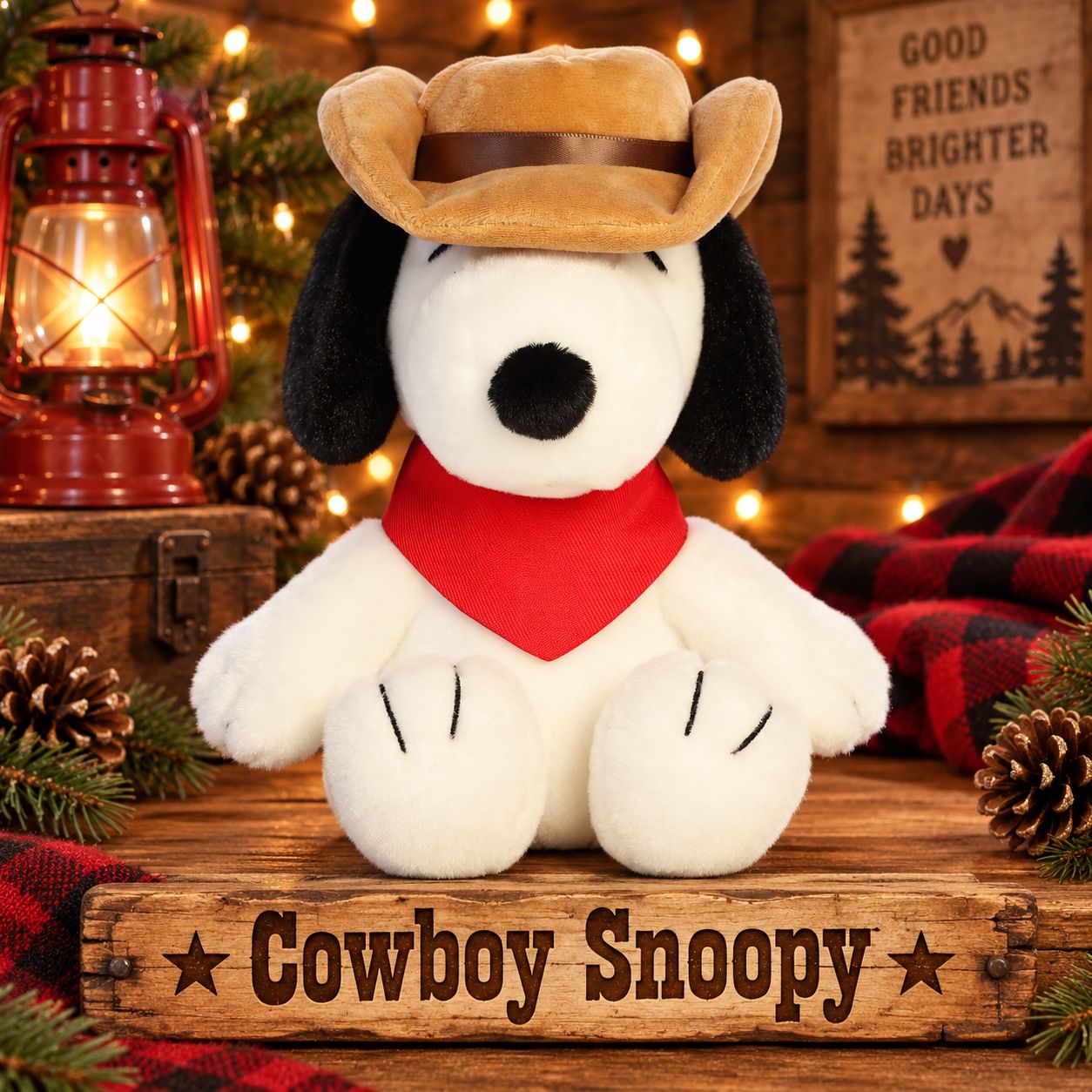 Snoopy Cowboy 8"