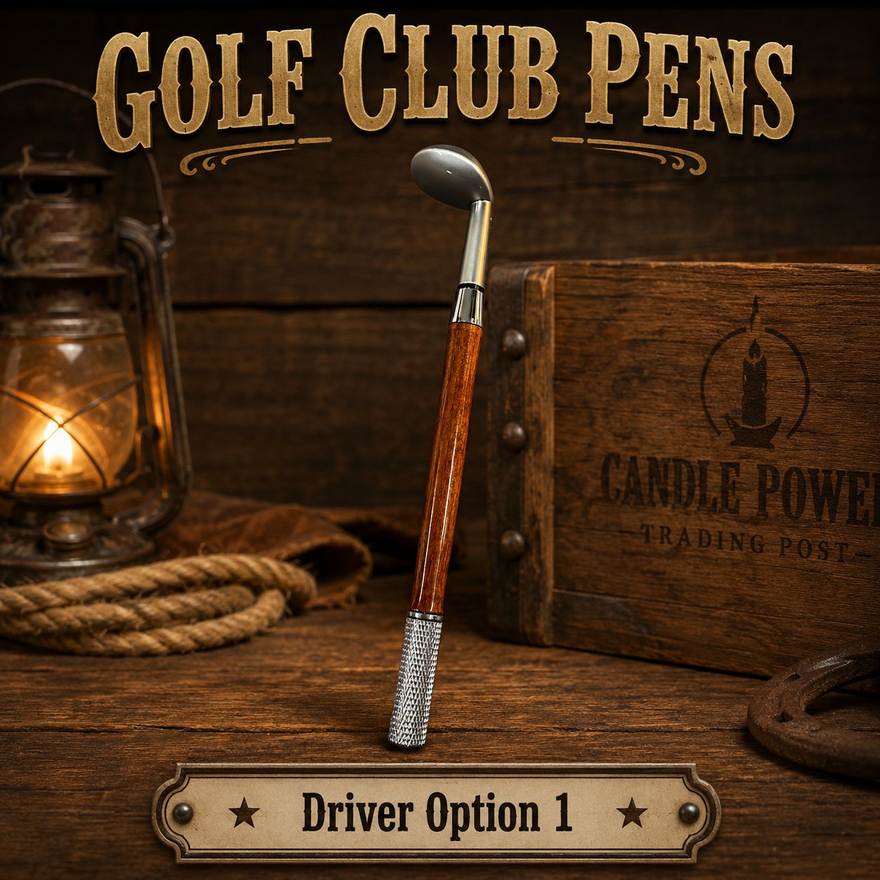 Golf Club Pens, Name: Driver, Number: 1