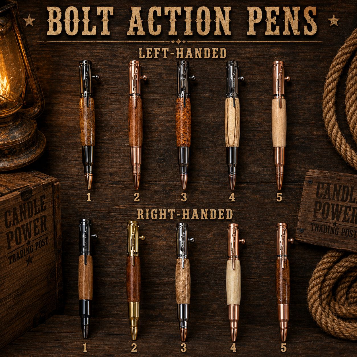 Bolt Action Pens
