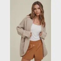 Open Cardigan - Mocha
