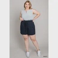 Women&#39;s Zipper Shorts, Size: 1X