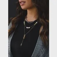 Gold Triple Layer Necklace