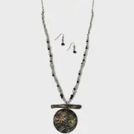 Bronze Necklace &amp; Earring Set