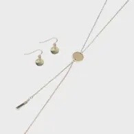 Gold Necklace & Earring Set