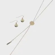 Gold Necklace &amp; Earring Set