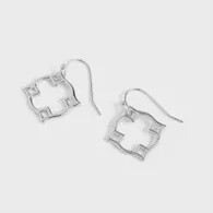 Pointed Circle Earrings