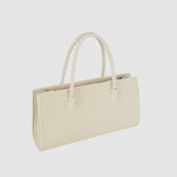 Vintage tote purse beige