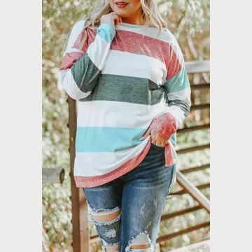 Colorblock Pullover Top