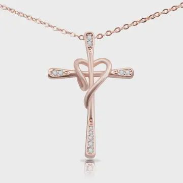 Cross Heart Necklace