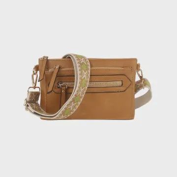 Front zipper tan