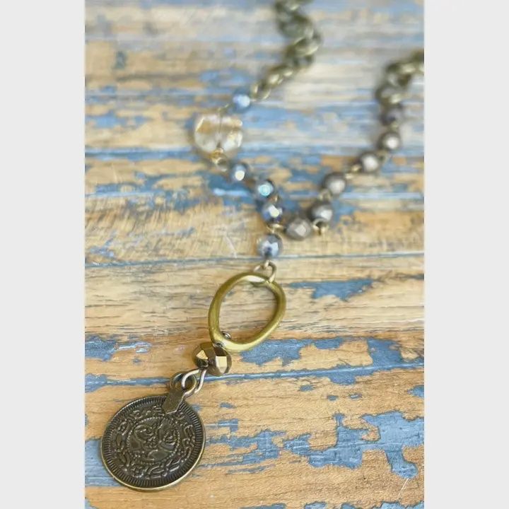 Molly Short Coin Necklace