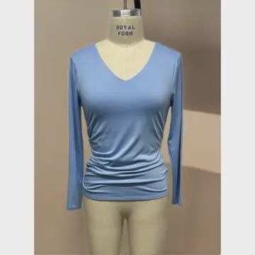 V-Neck Long Sleeve = Plus