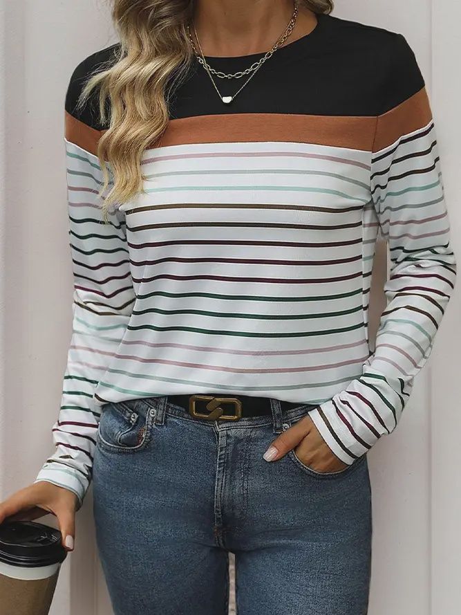 Spring Striped Transitional