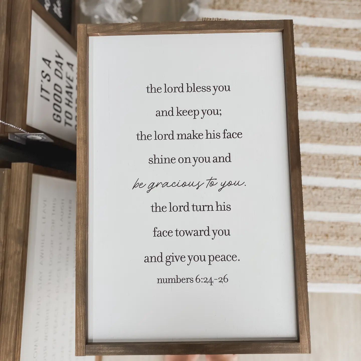The Lord Bless You and Keep You - Framed