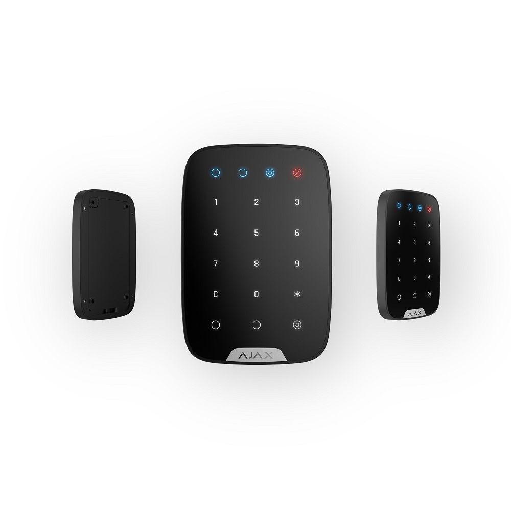 AJAX Jeweller draadloze touch KeyPad Plus wit