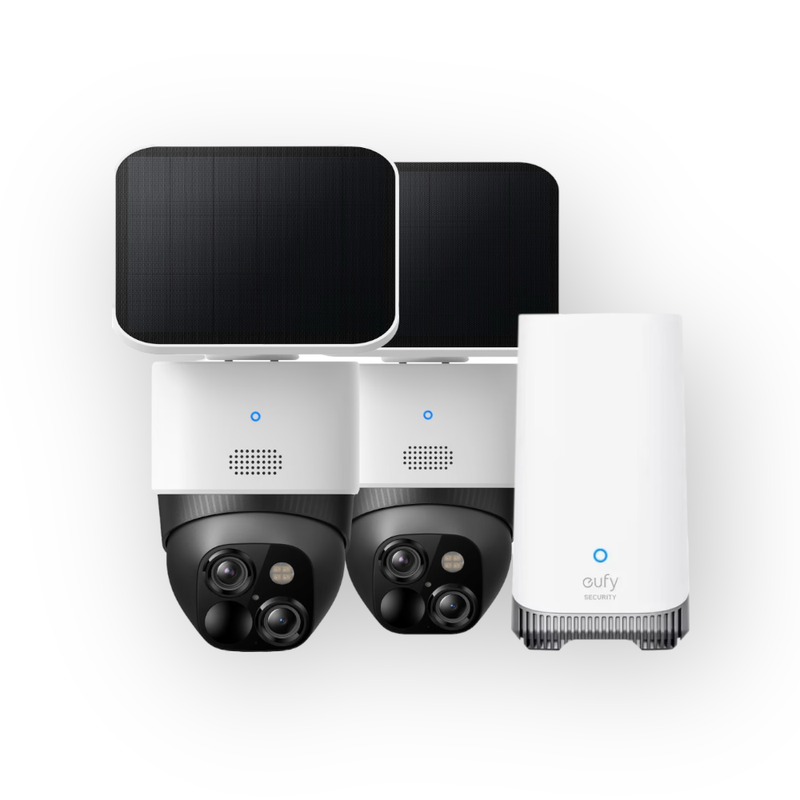 2 pieces Eufy Solocam S340 + Homebase 3