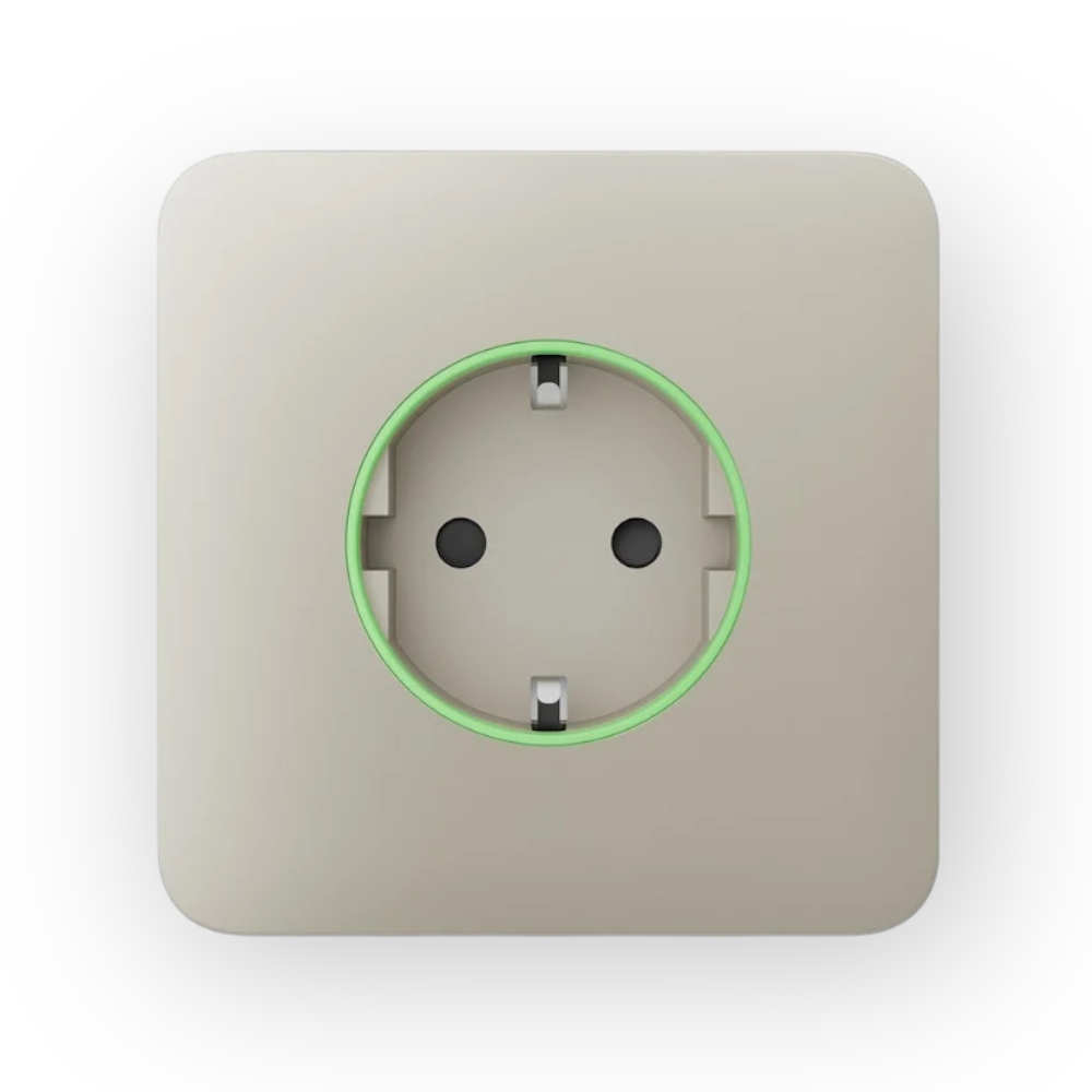 AJAX SoloCover (inteligente) tipo-F para OutletCore marfil