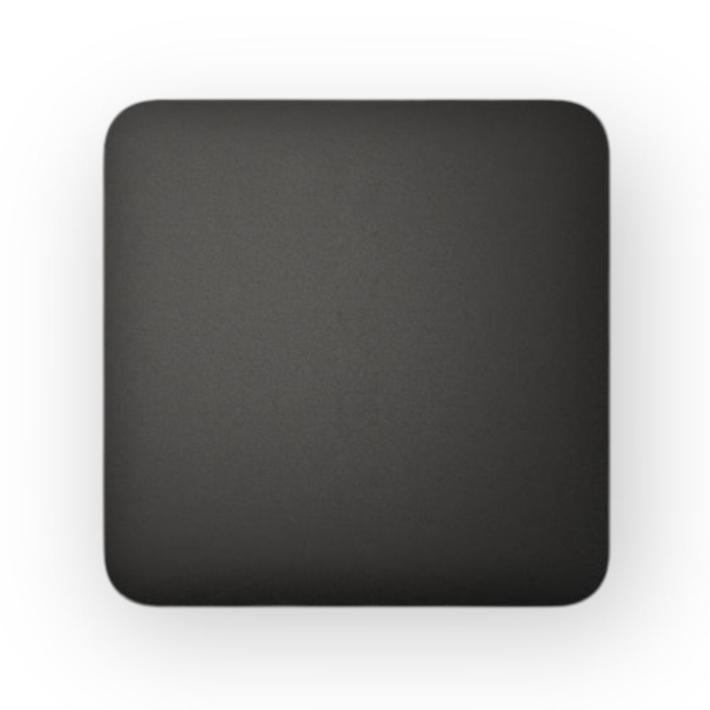 AJAX zwarte CenterButton 1-gang