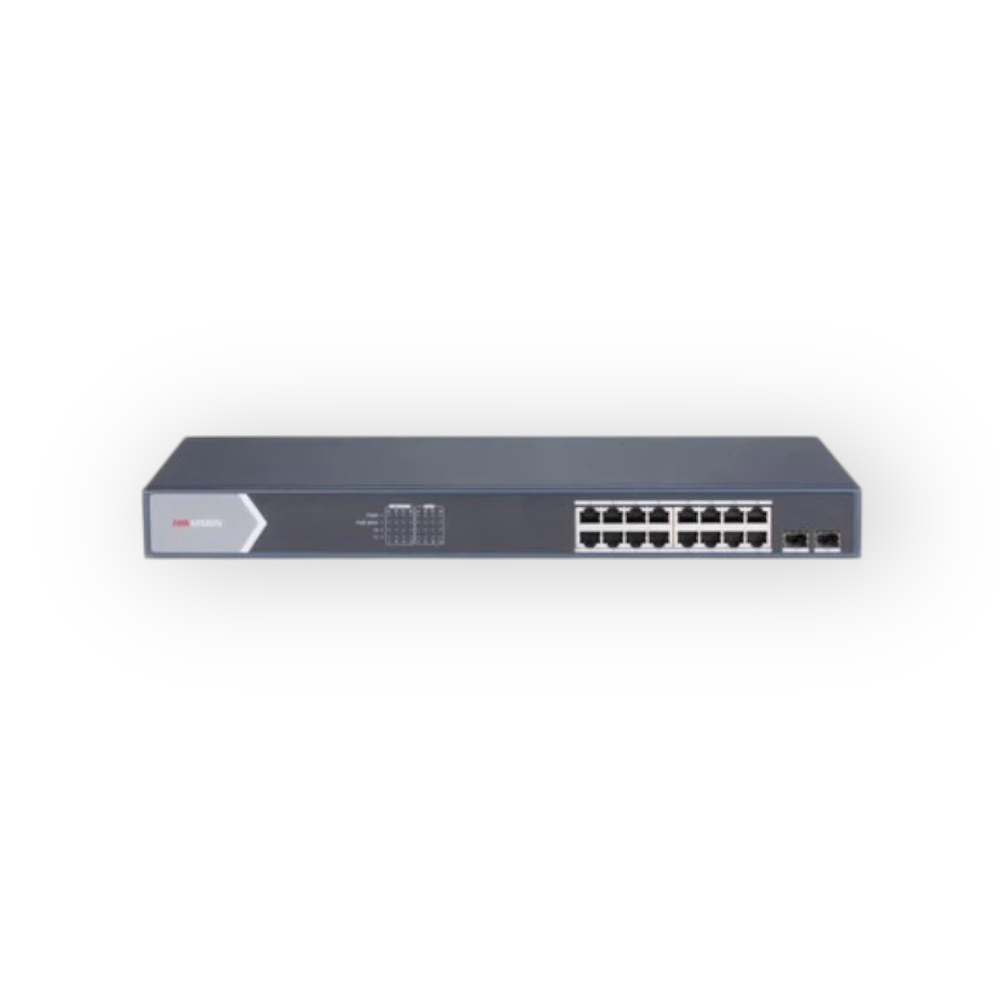 Hikvision Gigabit PoE Switch 16 poorts