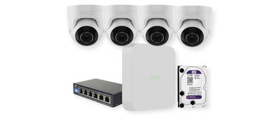 Sistema de cámara AJAX + grabador NVR